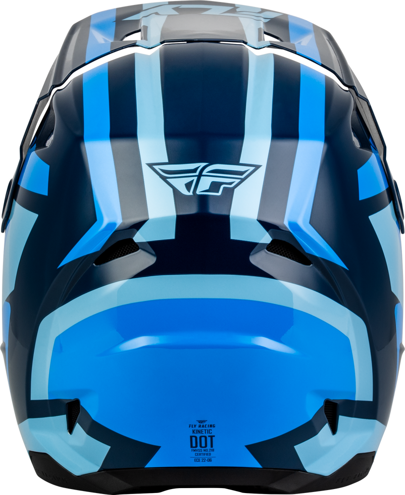 FLY RACING KINETIC SYNC HELMET NAVY/BLUE/LIGHT BLUE