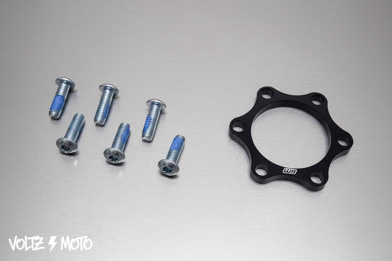 Warp9 front wheel spacer