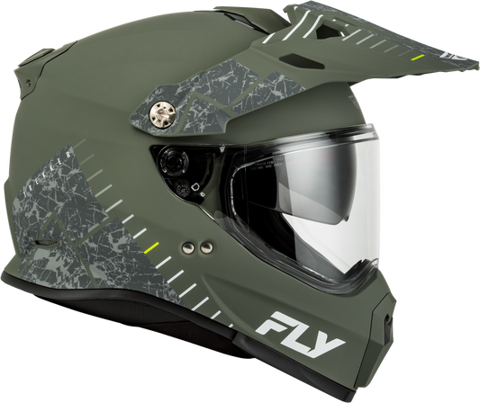 FLY RACING FLY TREKKER GRANITE HELMET SAGE/GREY