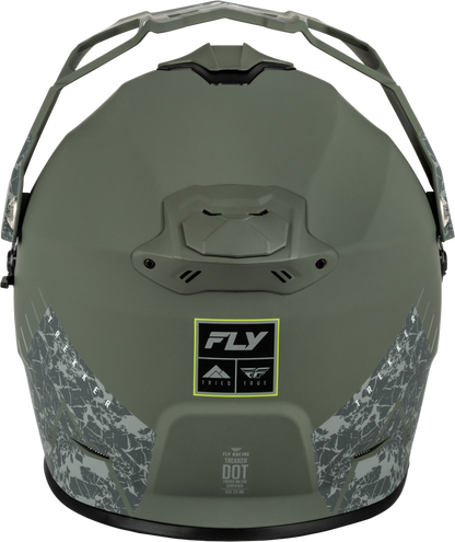 FLY RACING FLY TREKKER GRANITE HELMET SAGE/GREY