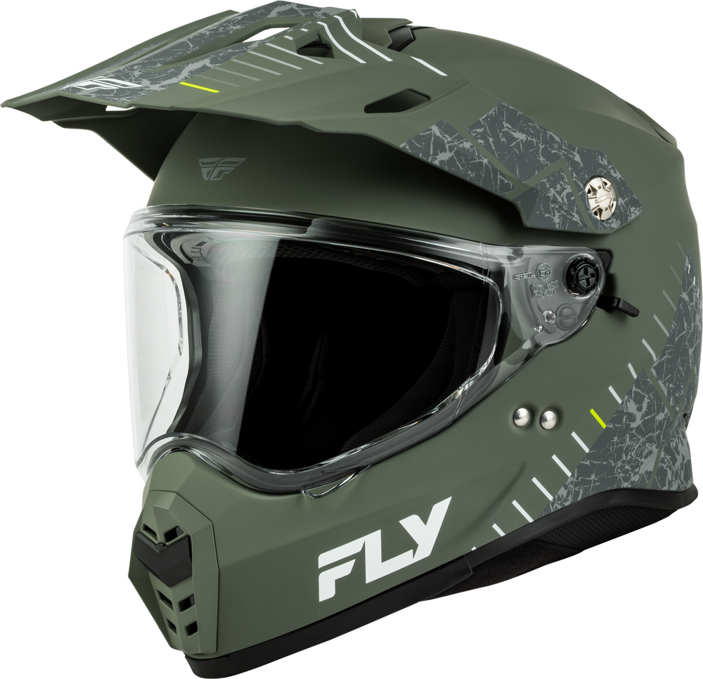 FLY RACING FLY TREKKER GRANITE HELMET SAGE/GREY