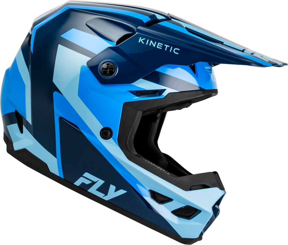 FLY RACING KINETIC SYNC HELMET NAVY/BLUE/LIGHT BLUE