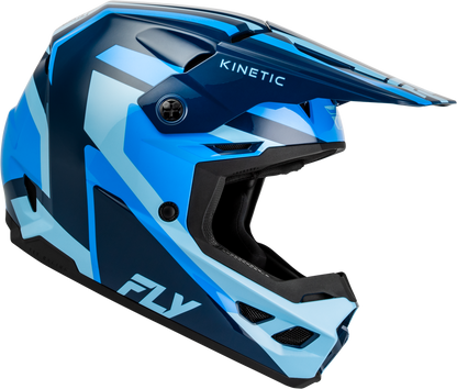 FLY RACING KINETIC SYNC HELMET NAVY/BLUE/LIGHT BLUE