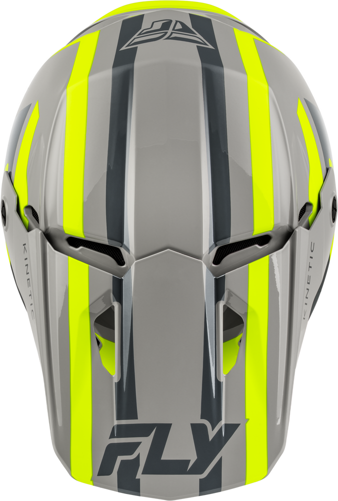 FLY RACING KINETIC SYNC HELMET GREY/HI-VIS