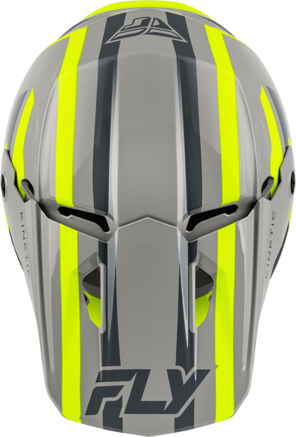 FLY RACING KINETIC SYNC HELMET GREY/HI-VIS