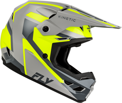 FLY RACING KINETIC SYNC HELMET GREY/HI-VIS