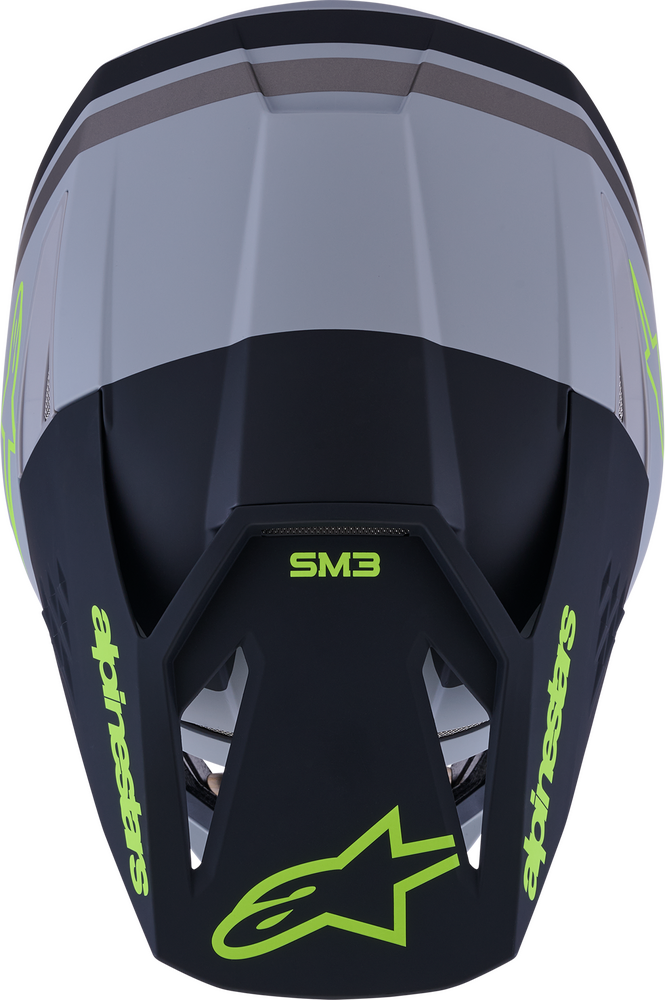 ALPINESTARS SM3 RADIUM HELMET GRY/BLK/YLW FLUO MATT