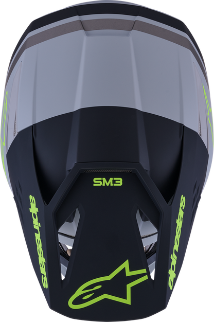 ALPINESTARS SM3 RADIUM HELMET GRY/BLK/YLW FLUO MATT