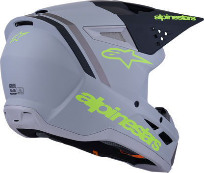 ALPINESTARS SM3 RADIUM HELMET GRY/BLK/YLW FLUO MATT