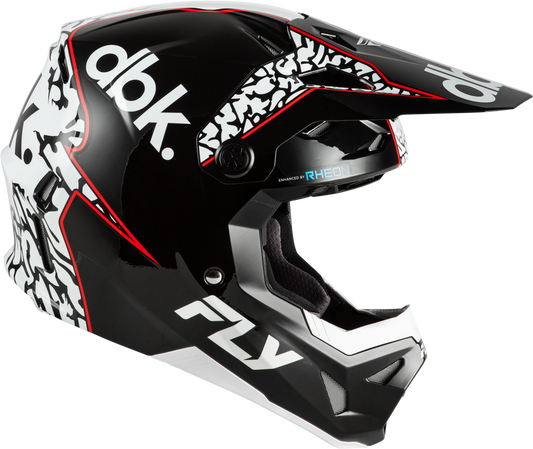 FLY RACING FORMULA CP DBK HELMET BLACK/WHITE/RED