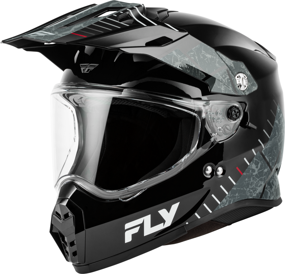 FLY RACING FLY TREKKER GRANITE HELMET BLACK/GREY