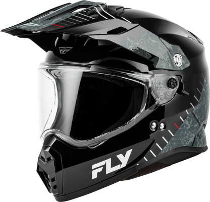 FLY RACING FLY TREKKER GRANITE HELMET BLACK/GREY
