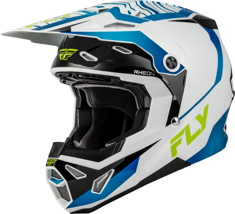 FLY RACING FORMULA CP CHARGE HELMET White/Blue/Black
