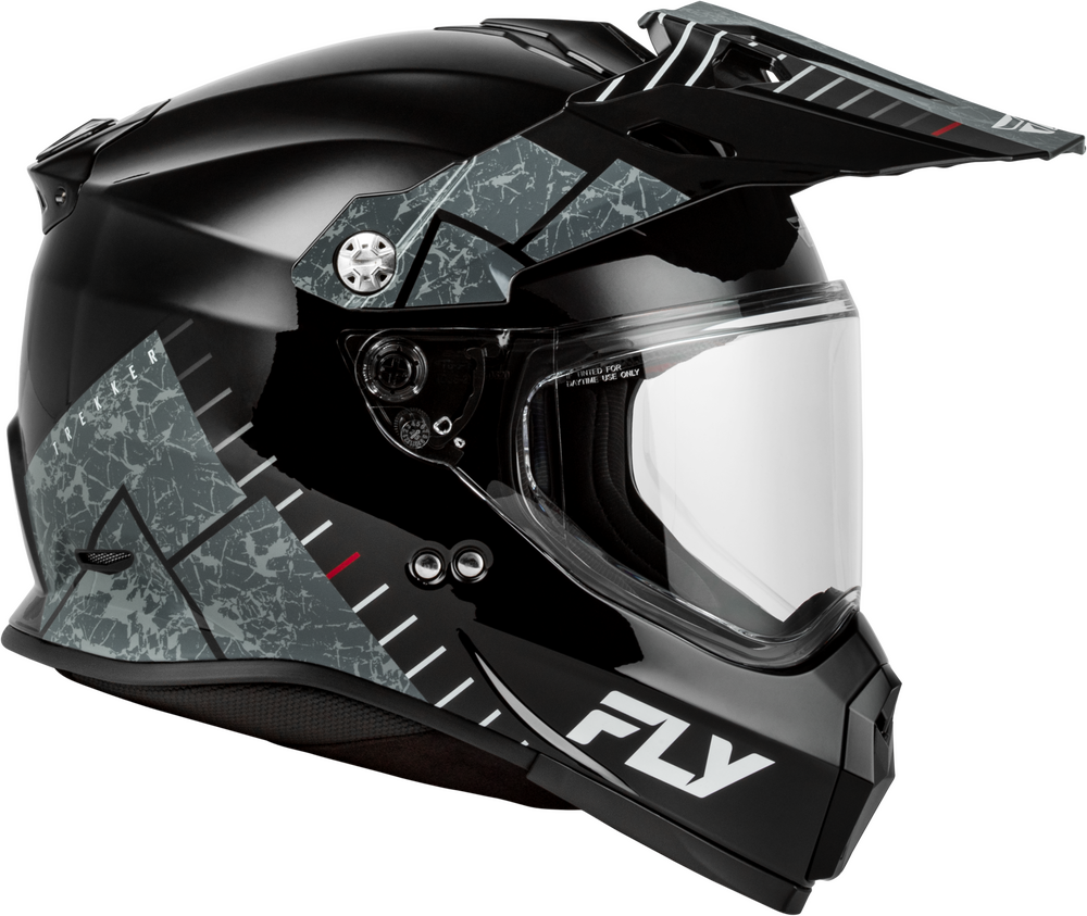 FLY RACING FLY TREKKER GRANITE HELMET BLACK/GREY