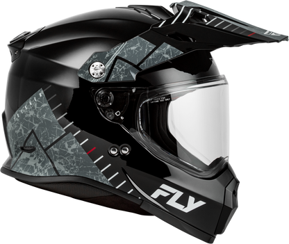 FLY RACING FLY TREKKER GRANITE HELMET BLACK/GREY