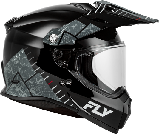 FLY RACING FLY TREKKER GRANITE HELMET BLACK/GREY
