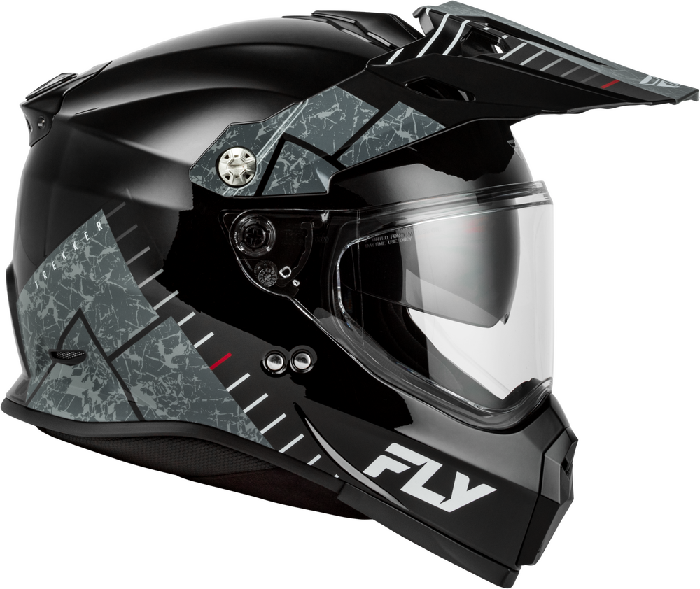 FLY RACING FLY TREKKER GRANITE HELMET BLACK/GREY