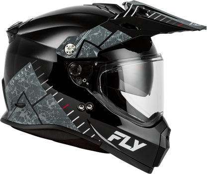 FLY RACING FLY TREKKER GRANITE HELMET BLACK/GREY