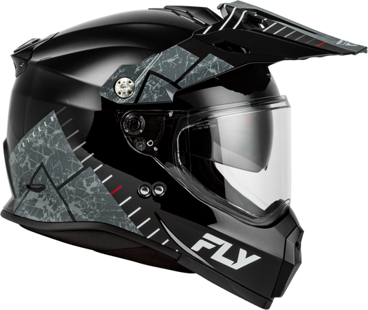 FLY RACING FLY TREKKER GRANITE HELMET BLACK/GREY