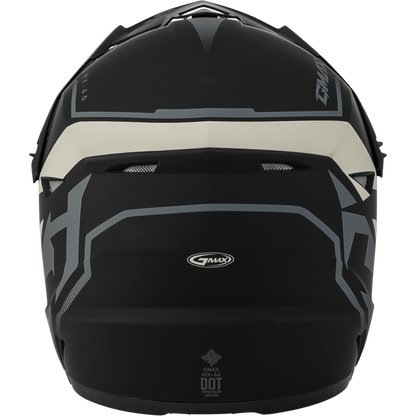 GMAX MX-46 COMPOUND HELMET BLACK/GREY /WHITE