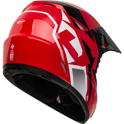 GMAX MX-46 COMPOUND HELMET RED/BLACK/WHITE