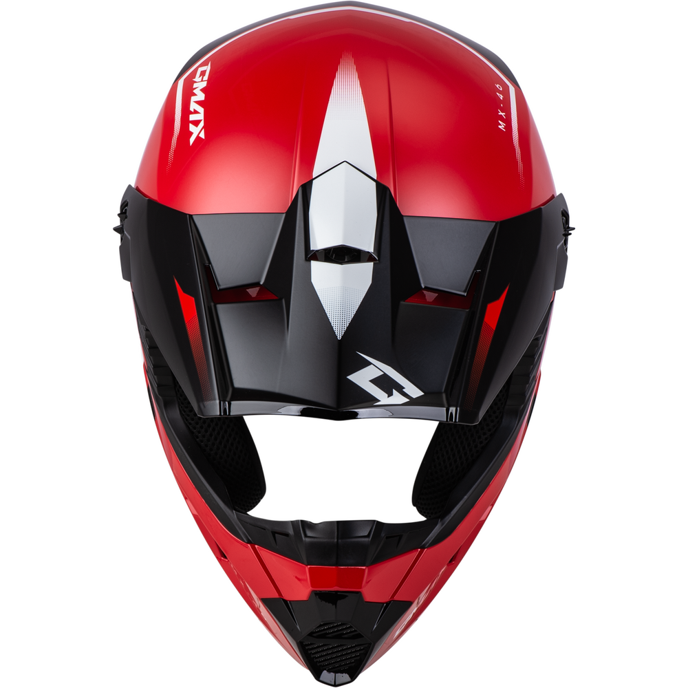 GMAX MX-46 COMPOUND HELMET RED/BLACK/WHITE