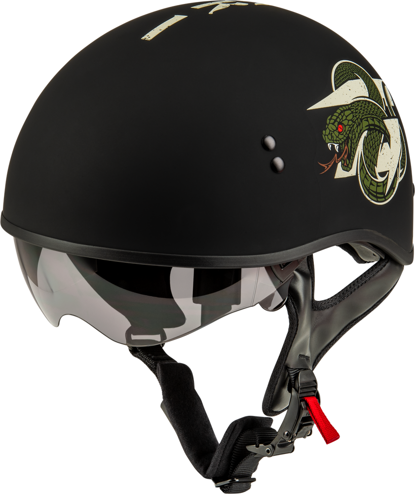 GMAX HH-65 DRK1 HELMET MATTE BLACK/BONE