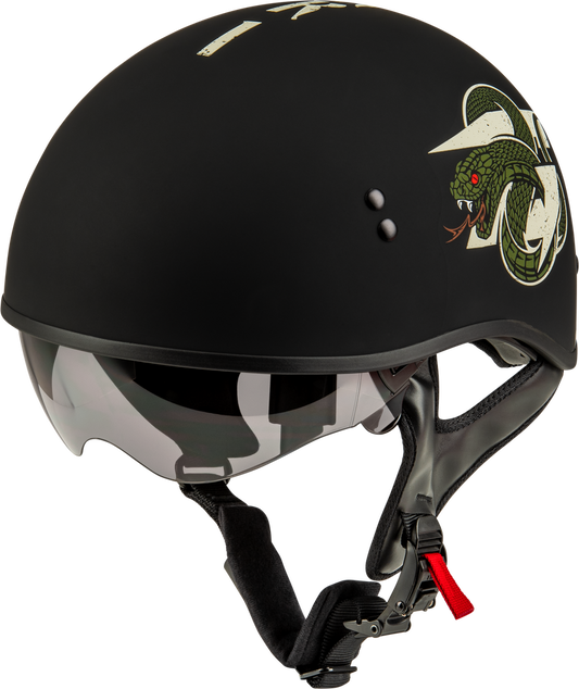 GMAX HH-65 DRK1 HELMET MATTE BLACK/BONE