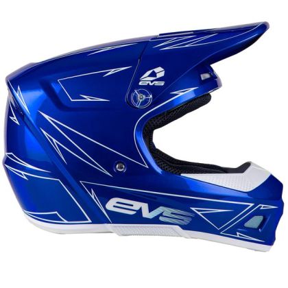 EVS T3 Pinner Helmet Blue pinned Youth - M