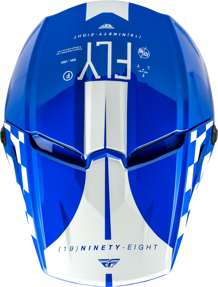 FLY RACING KINETIC LITE RIVAL HELMET GLOSS Blue/White