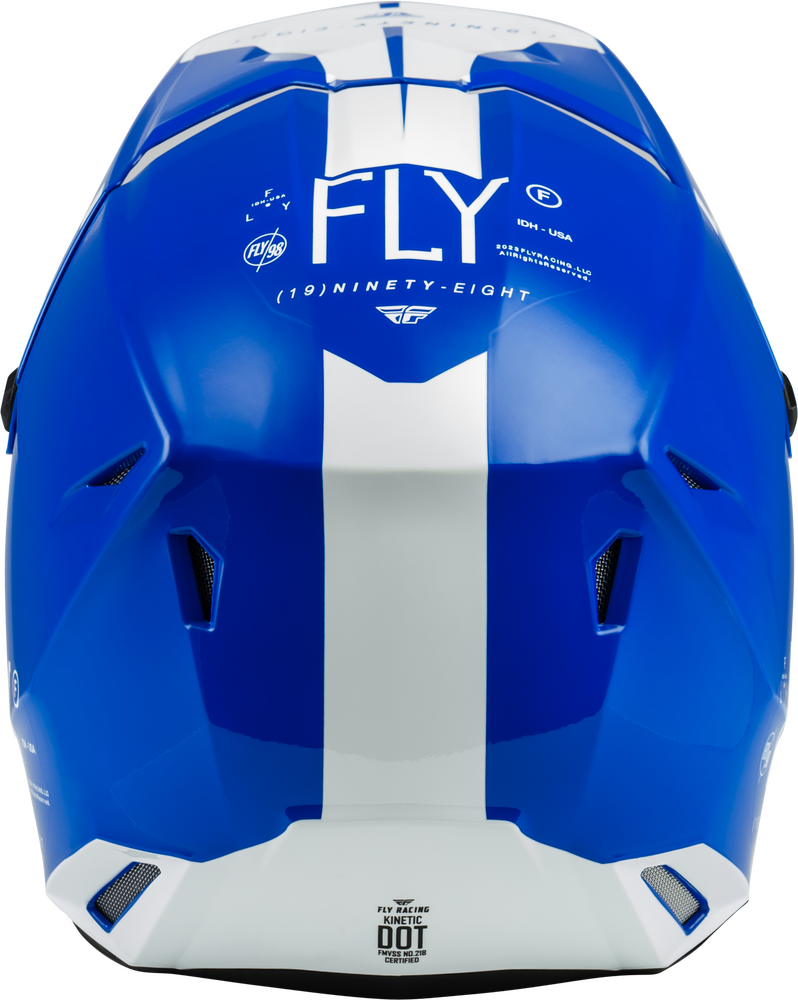 FLY RACING KINETIC LITE RIVAL HELMET GLOSS Blue/White