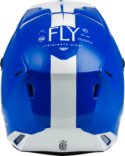 FLY RACING KINETIC LITE RIVAL HELMET GLOSS Blue/White