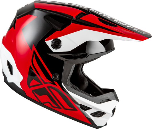 FLY RACING KINETIC CREST HELMET RED/BLACK/WHITE