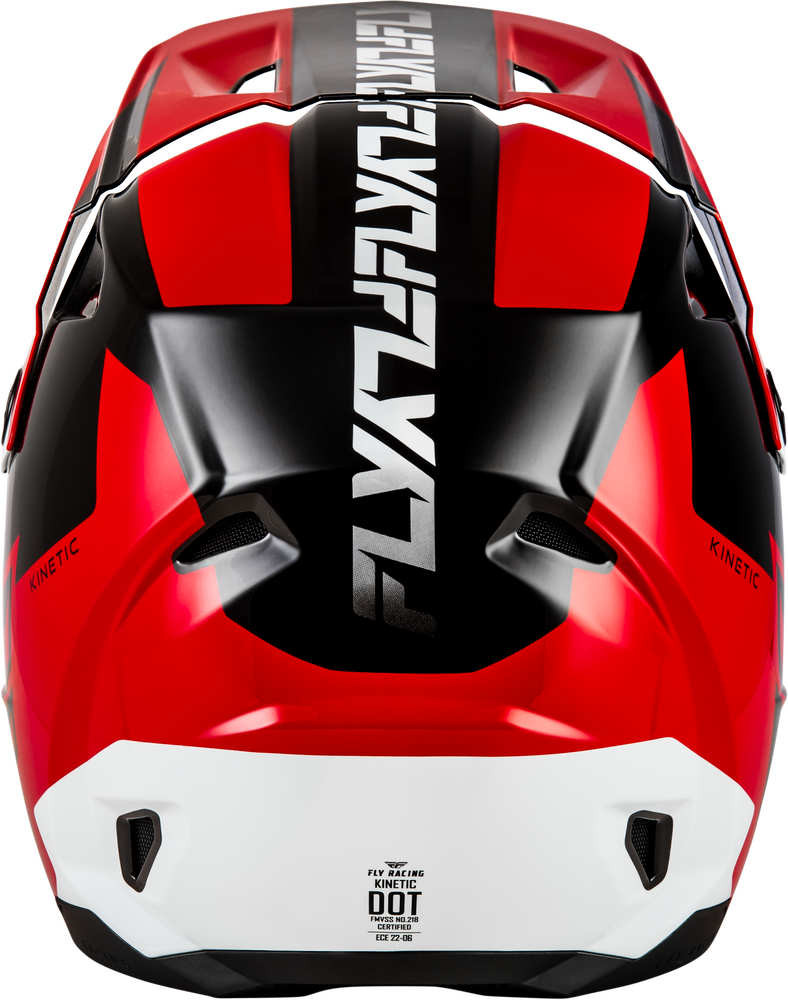 FLY RACING KINETIC CREST HELMET RED/BLACK/WHITE
