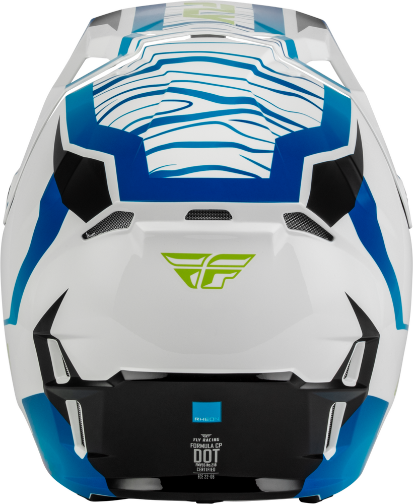 FLY RACING FORMULA CP CHARGE HELMET White/Blue/Black