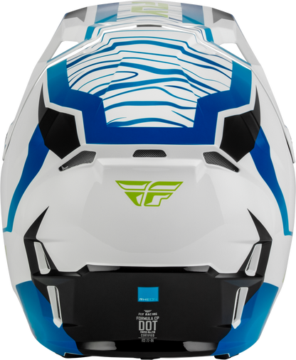 FLY RACING FORMULA CP CHARGE HELMET White/Blue/Black