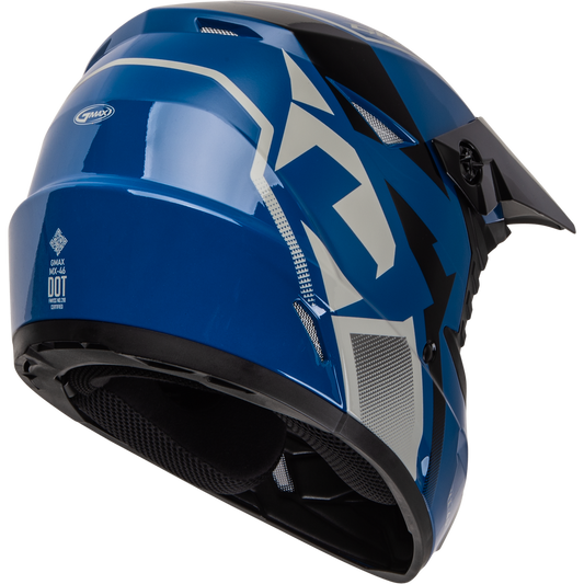 GMAX MX-46 COMPOUND HELMET BLUE/BLACK/GREY