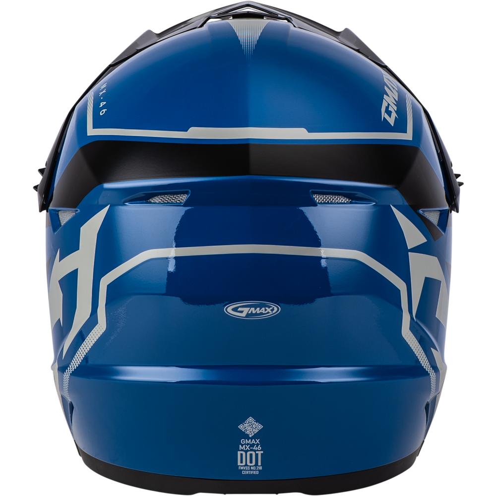 GMAX MX-46 COMPOUND HELMET BLUE/BLACK/GREY