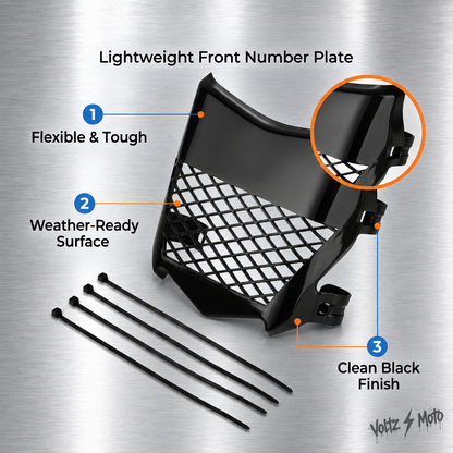 Motocut Style number plates (Vented)