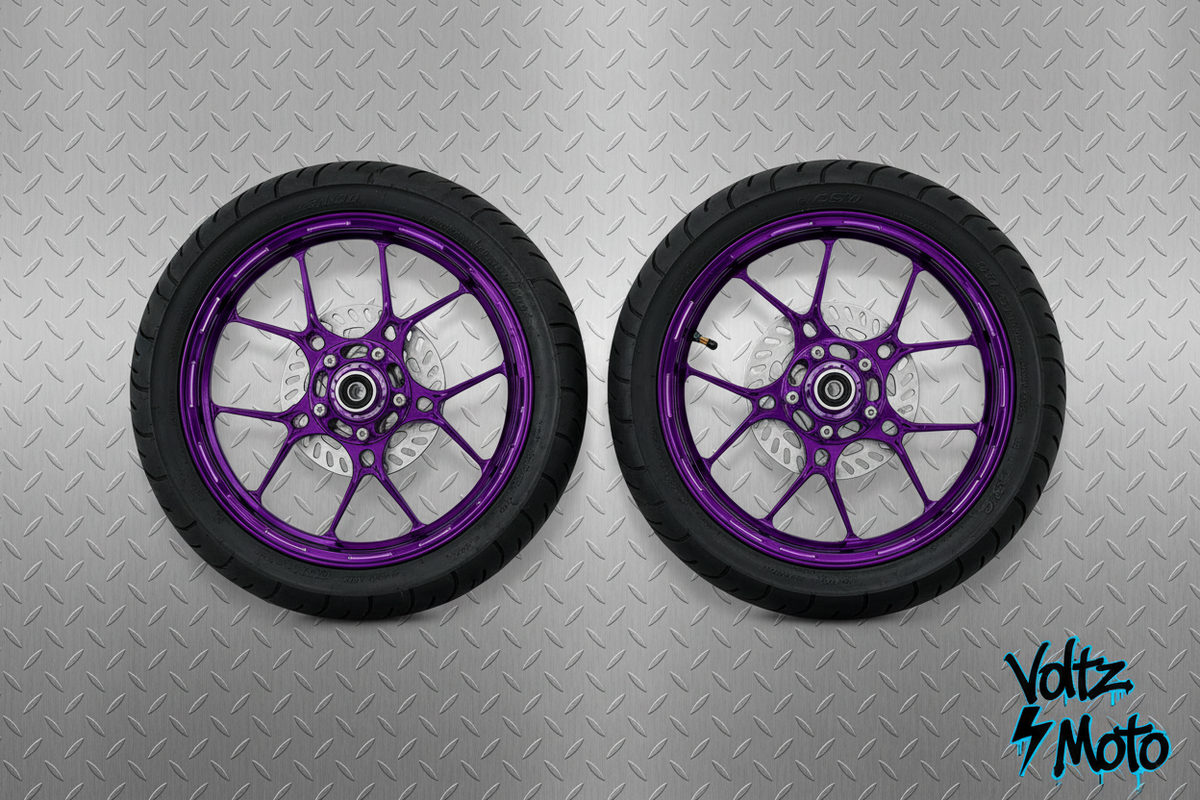 Supermoto 14inch Billet Wheel set
