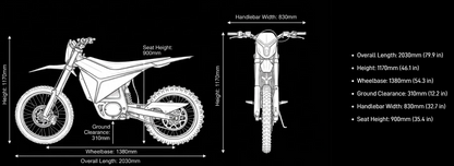 YVOLT SURGE V - High Performance Electric Dirt Bike